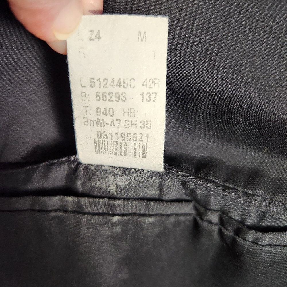 EUC LRL Ralph Lauren Charcoal‎ Gray Single Breasted Suit Jacket Size 42R #677 - Picture 10 of 12